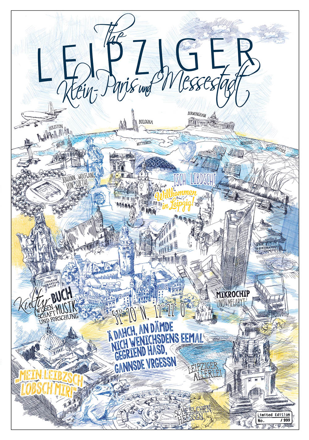 Leipzig Poster The Leipziger Unikat beim Lieferlokal kaufen